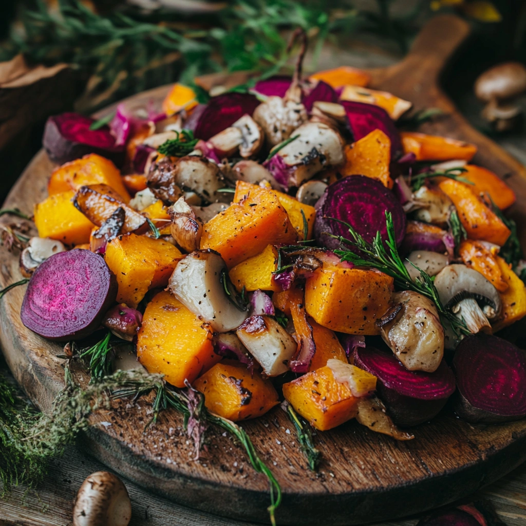 Осіннє меню з гарбузом та іншими осінніми овочами